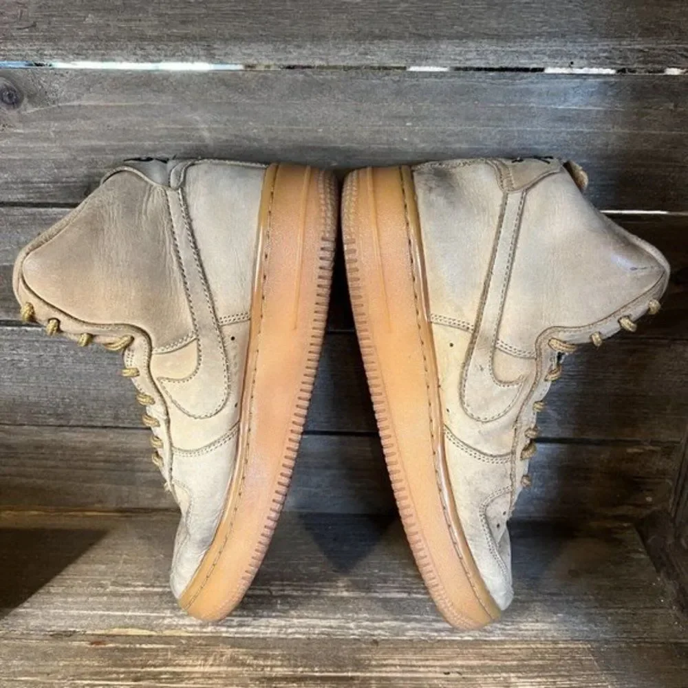 Kids Childrens Nike Air Force‎ 1 High Flax Weather Shoes Sneakers Size 4.5 Y